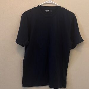 Hollister Men's Dark Blue Crewneck Short Sleeve Tee